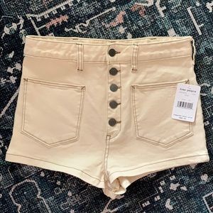 NWT FREE PEOPLE BRIDGETTE HIGH WAISTED SHORTS